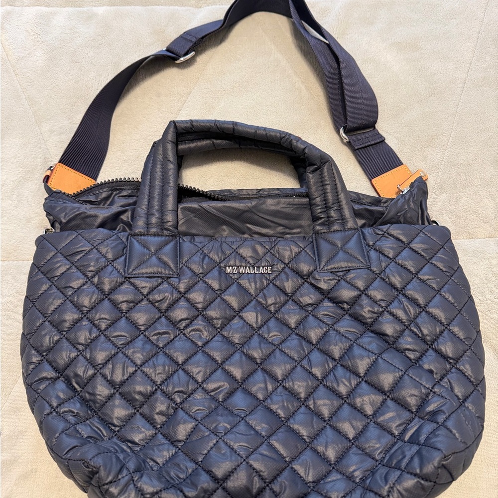 MZ Wallace Black Quilted Crossbody Bag NEW